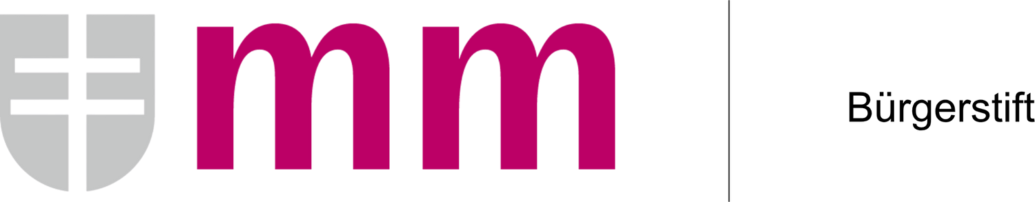 Das Logo des Bürgerstifts in Memmingen